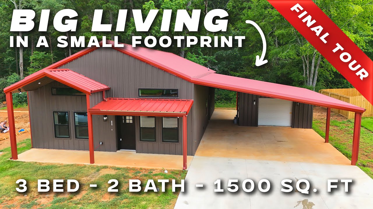 This Compact Barndominium Feels Way Bigger Than 1500 Sq Ft