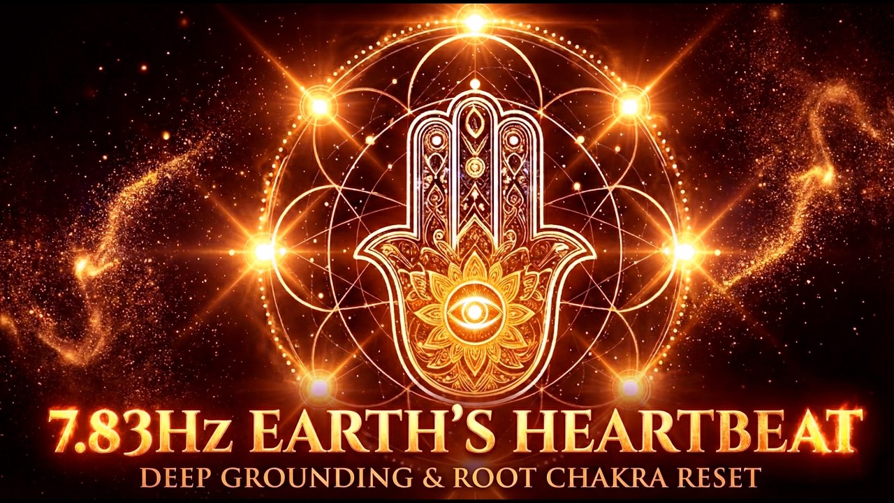7.83Hz ✧ EARTH’S HEARTBEAT ✧ Deep Grounding & Root Chakra Reset | Schumann Resonance (10 Hours)