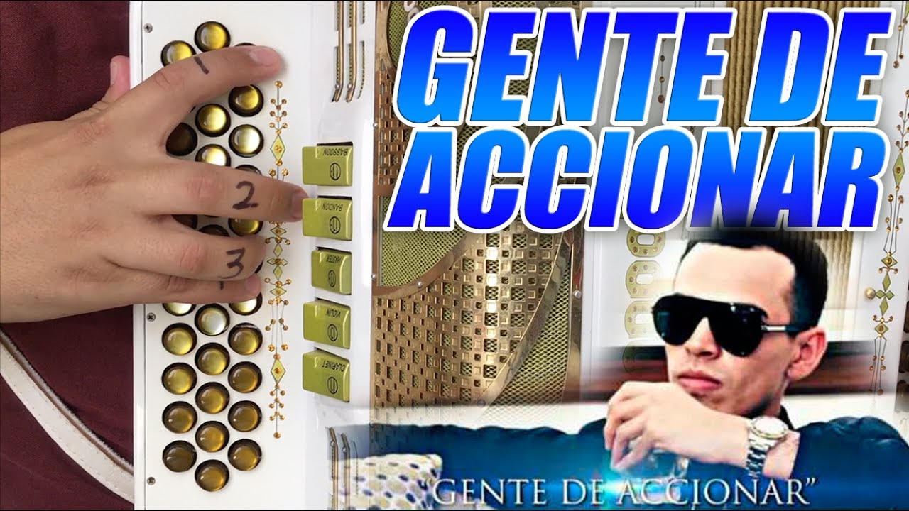 Gente de accionar acordeon
