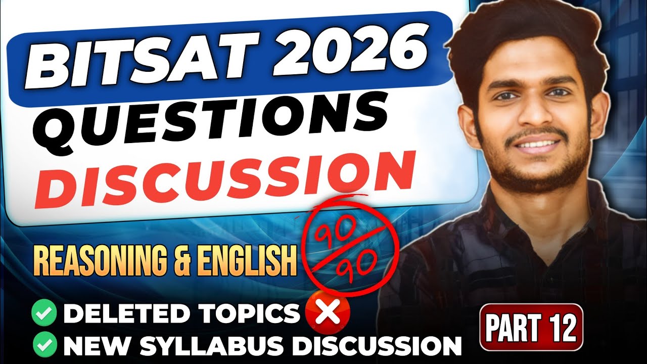 BITSAT 2026 High Scoring LR & English Questions | Crack BITS in First Attempt  