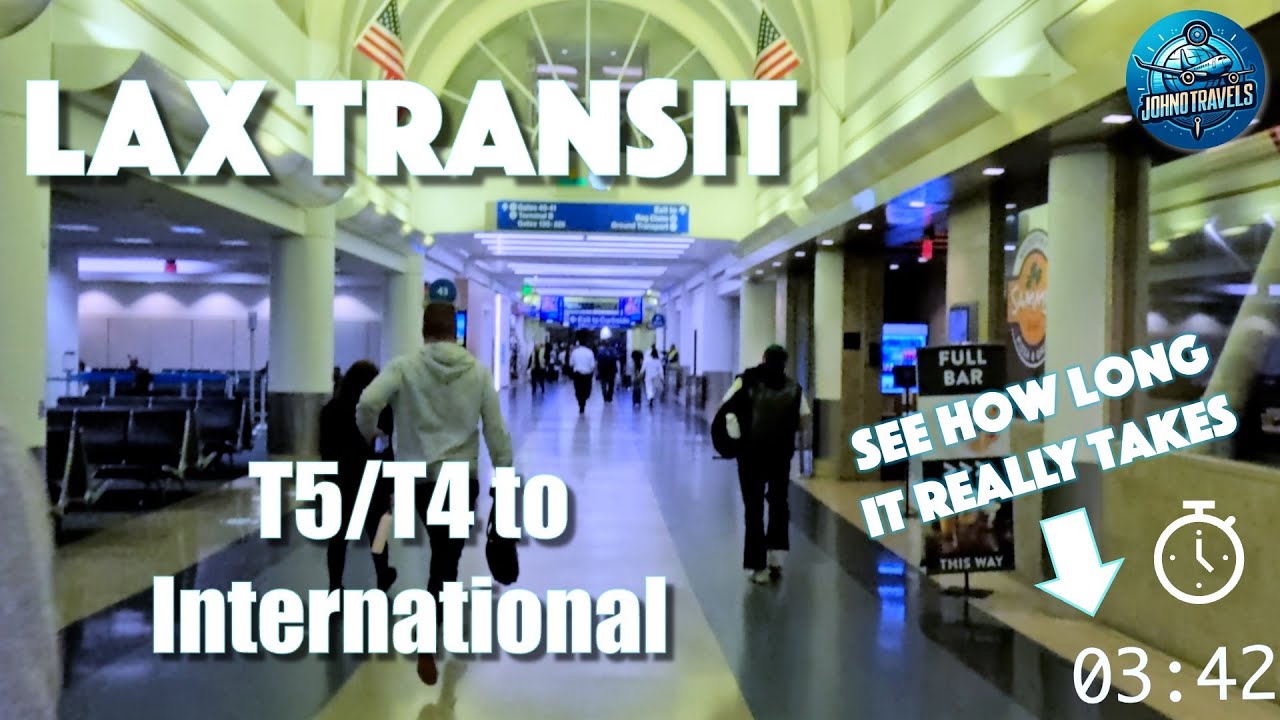 Транзит LAX — Оставайтесь в зоне безопасности — Полное пошаговое руководство от T5 до TBIT (между...
