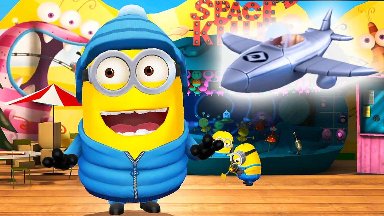 Snowboarder Minion and Airplane Prop in Lvl 319 ! Minion rush old version