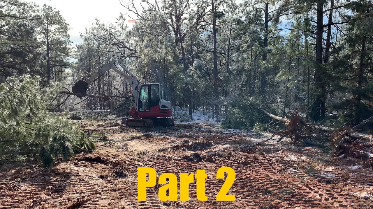 Rookie Operator Clears Trees With Takeuchi TB250-2 