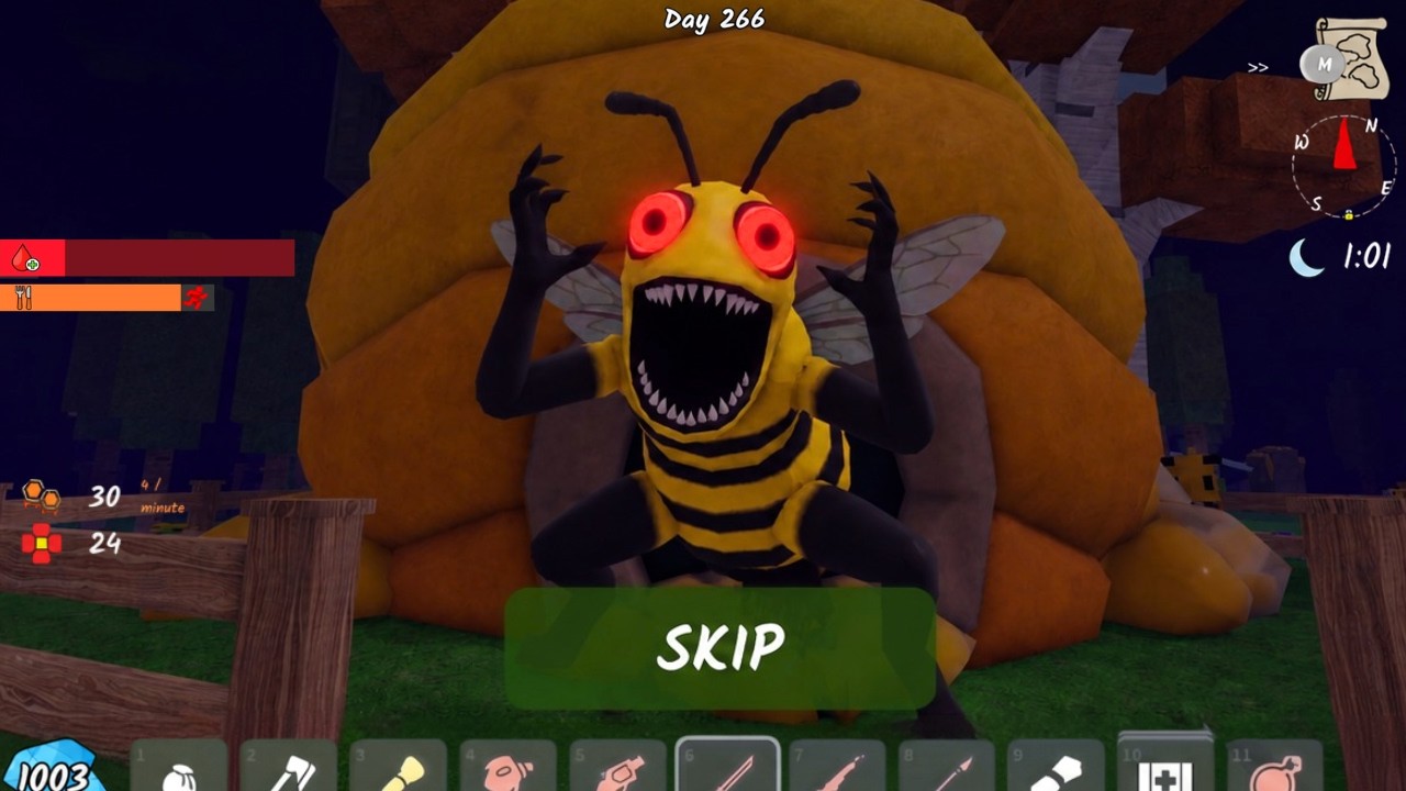 The GIANT BEE Wakes Up!! 🐝😱 | New Bee Biome Update in 99 Nights in the Forest (Roblox)