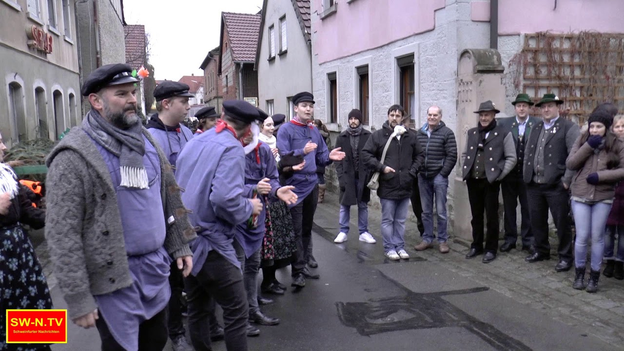 KIrchweih  in Geldersheim Baum aufstellen