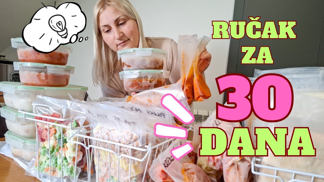 🤯Kako spremiti 30 RUČKOVA u jednom danu!!!