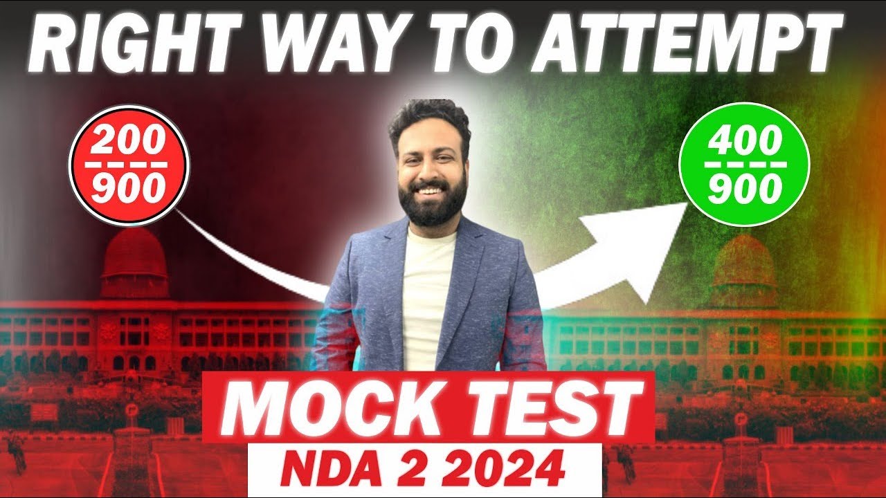 New NDA Exam Pattern?😱 NDA 2 2024 Written Exam Attempt करने का सही तरीका- Mock Test Learn With Sumit