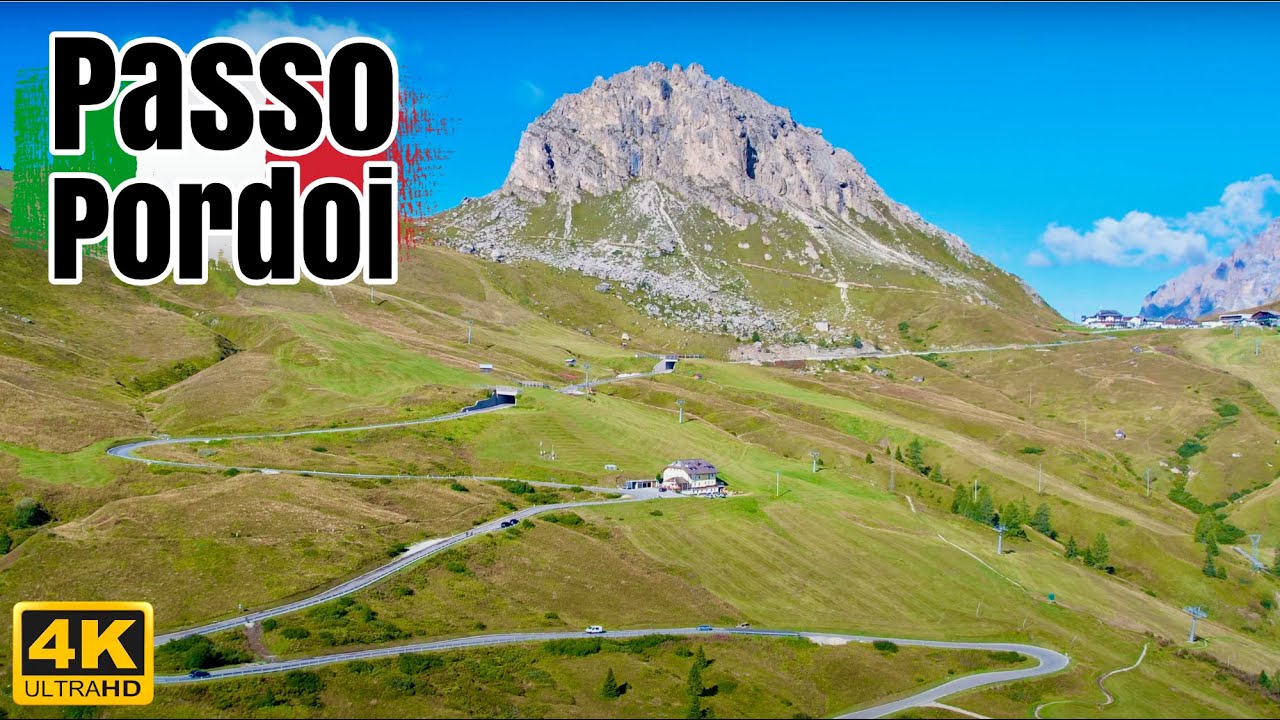 🇮🇹 PASSO PORDOI: scenic drive from Arabba to Canazei over the astonishing road 