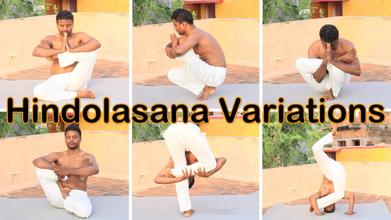 Hindolasana | Baby Cradle pose | hip opening | Eka pada shirshasana prep | hindolasana yoga benefits