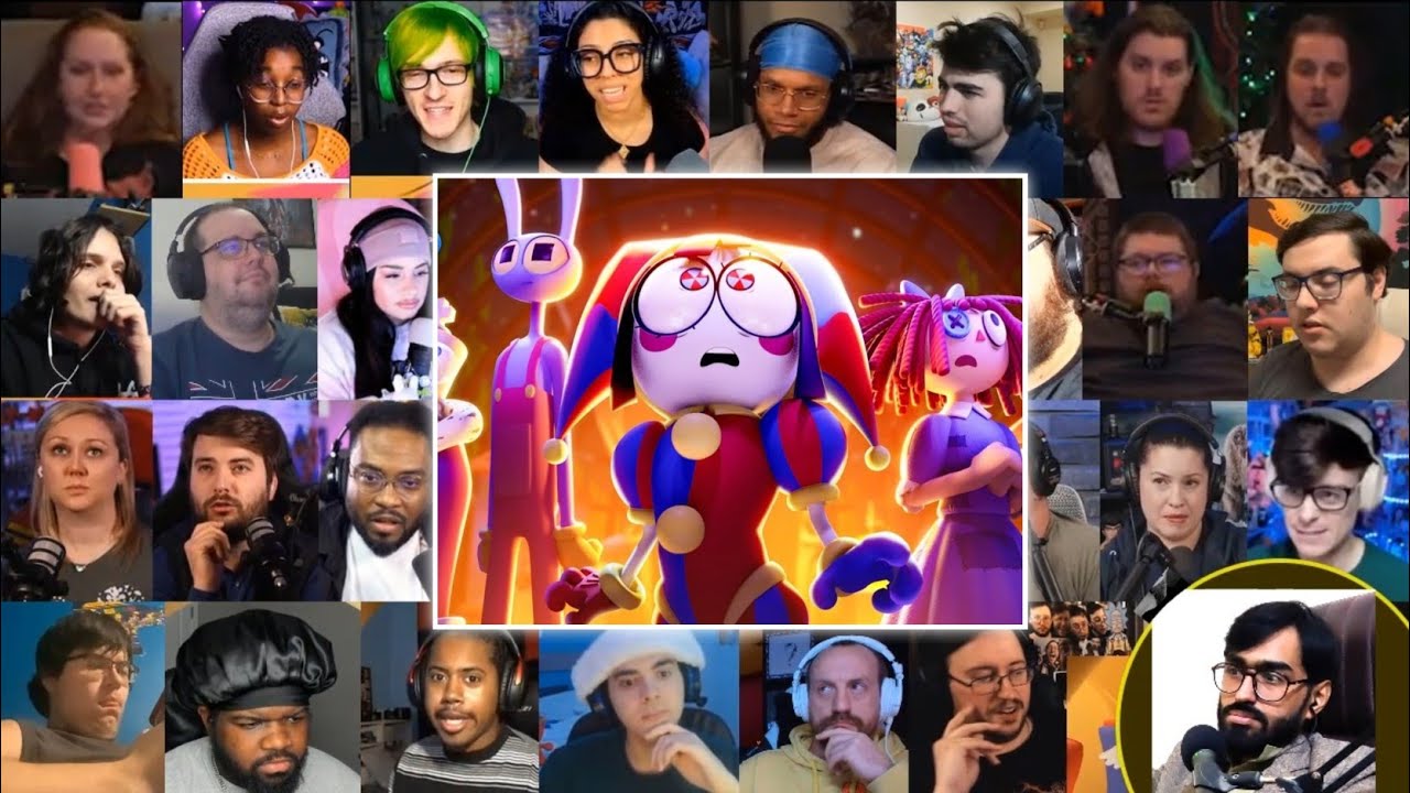 The Amazing Digital Circus Episode 7 Reaction Mashup | GLITCH