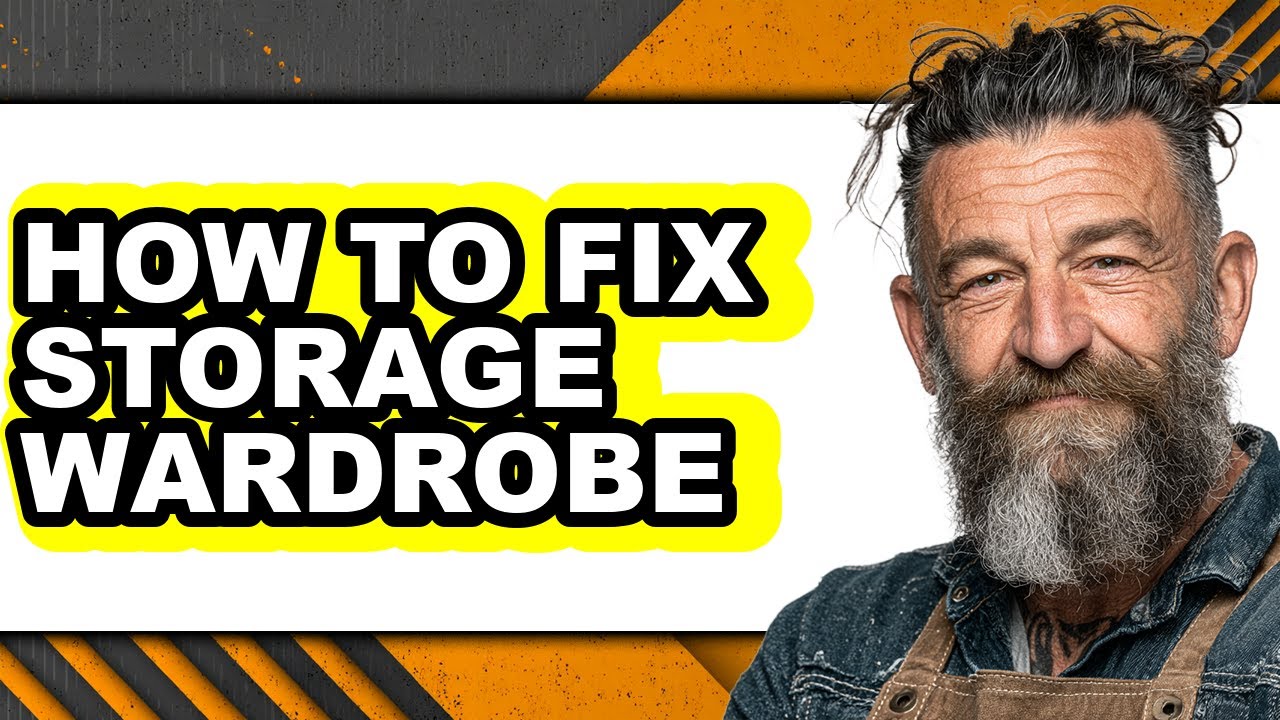 How to Fix Storage Wardrobe (full Guide)