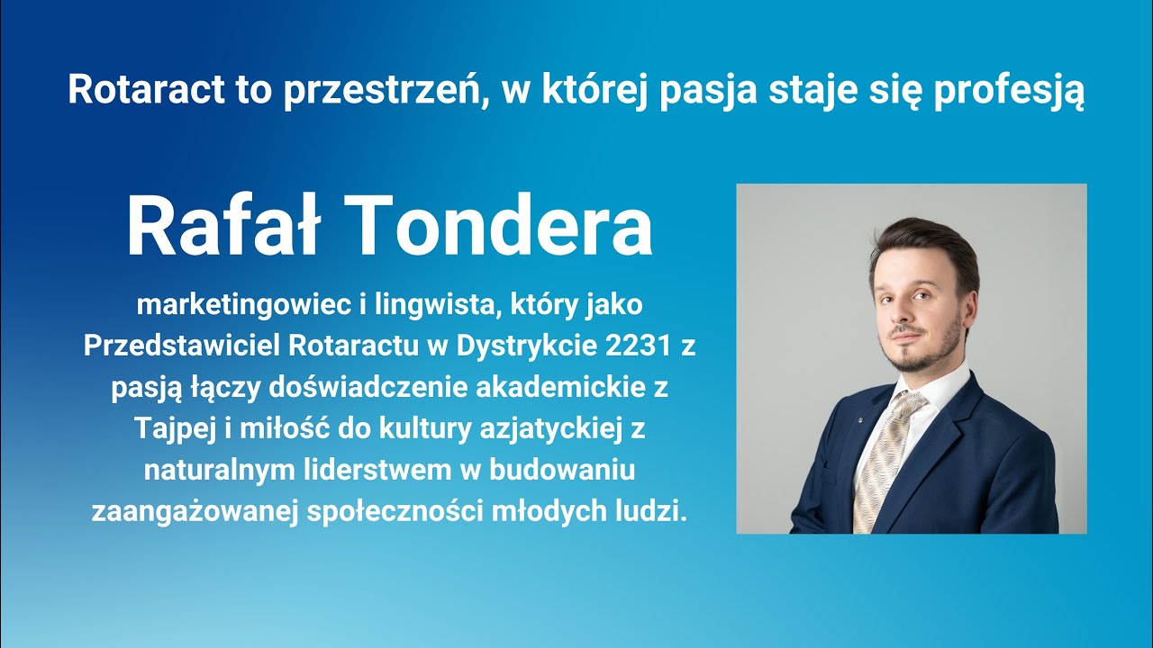 O kulisach nowoczesnego wolontariatu i satysfakcji z działania  - rozmowa z Rafałem Tonderą