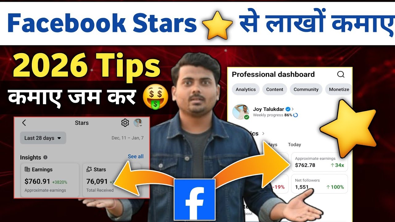 Facebook Star से पैसा कमाने का सही तरीका 🤑| Facebook Se Paise Kaise Kamaye | Facebook New Update