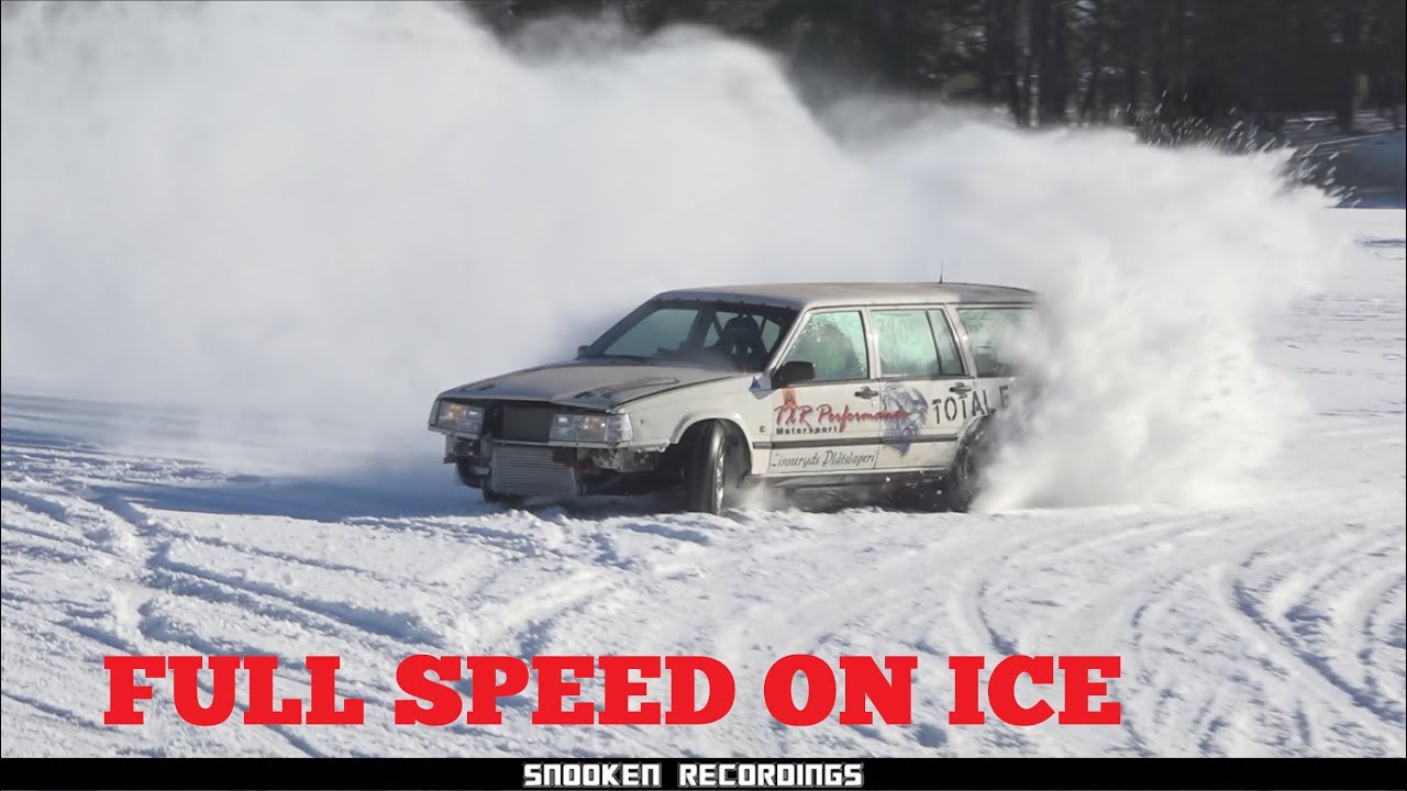 Volvo 945 m50 turbo Ice Drifting || Kokar 4 gånger i 130+ grader