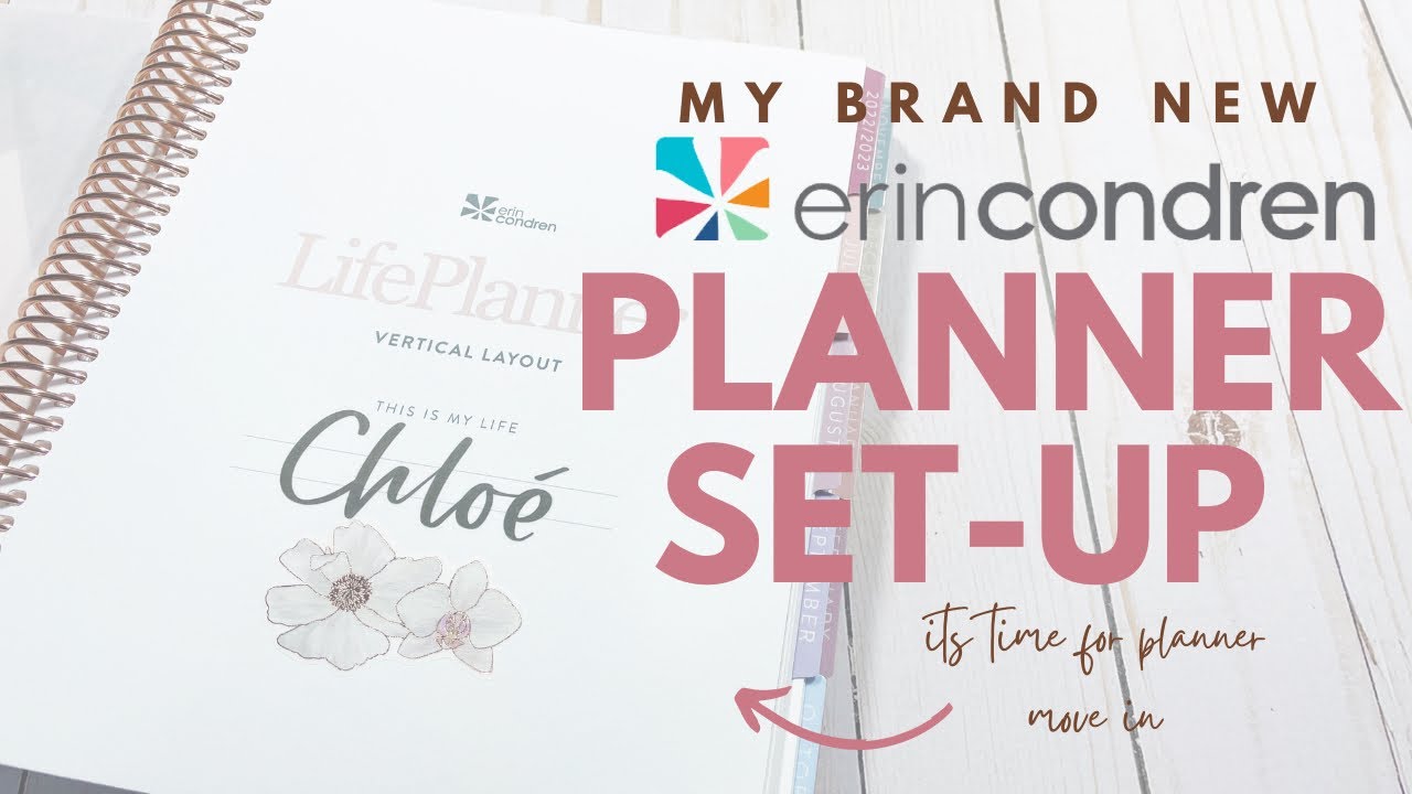NEW Erin Condren Vertical Planner Set-Up 2022