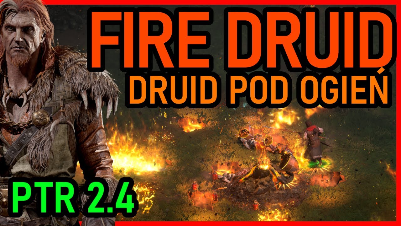 *DRUID POD OGIEŃ* POTĘŻNY NOWY BUILD! PATCH 2.4 PTR DIABLO 2: RESURRECTED PORADNIK FIRE DRUID D2R