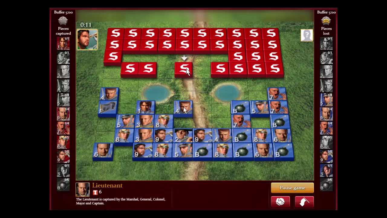 Stratego Game Analysis: Mind Games - 2 Stratego Games Against the Same Player