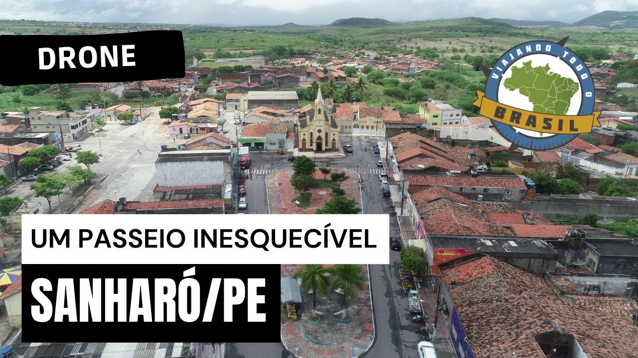 Sanharó/PE - Drone - Viajando Todo o Brasil