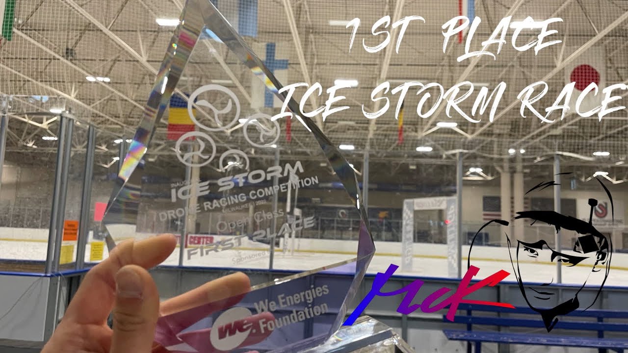 I got 1st Place at the Ice Storm Race❗️