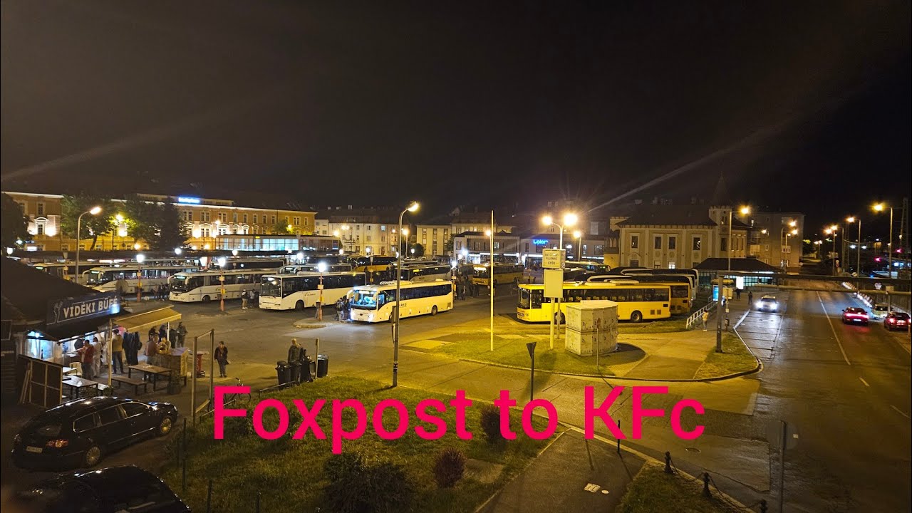 Claiming My Parcel in FOXPOST And Going To KFC for snack  #ofwlife #nightview
