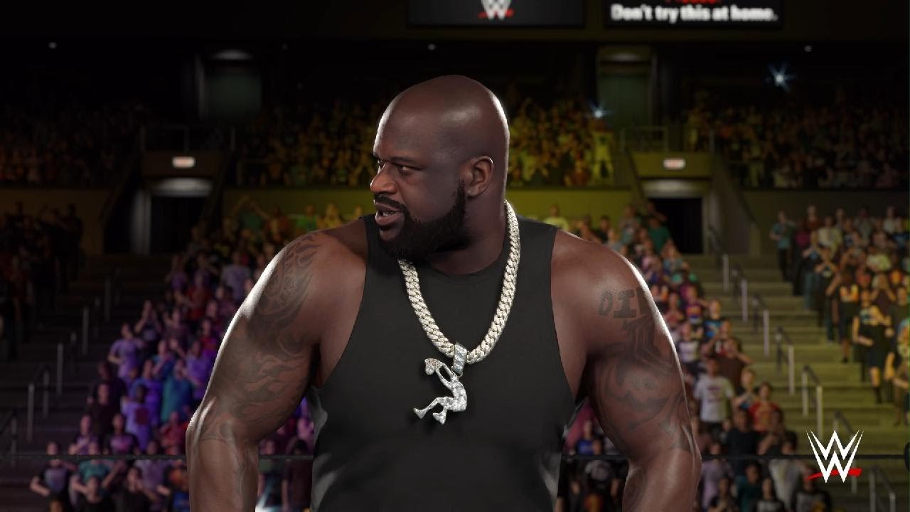 Shaq vs Big show WWE 2K25 universe mode 