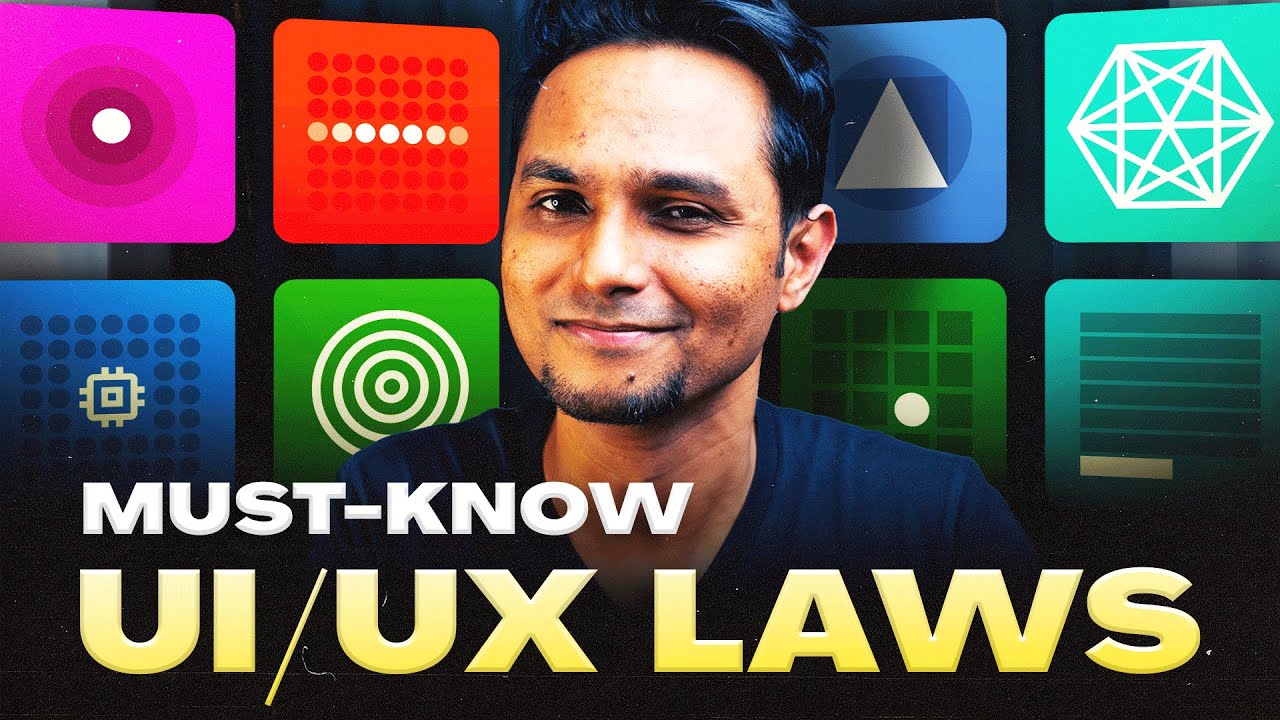 12 законов UI/UX, которые вы ОБЯЗАНЫ ЗНАТЬ 🧠 | Станьте UI/UX-дизайнером в 2024 году | Саптарши Пр...
