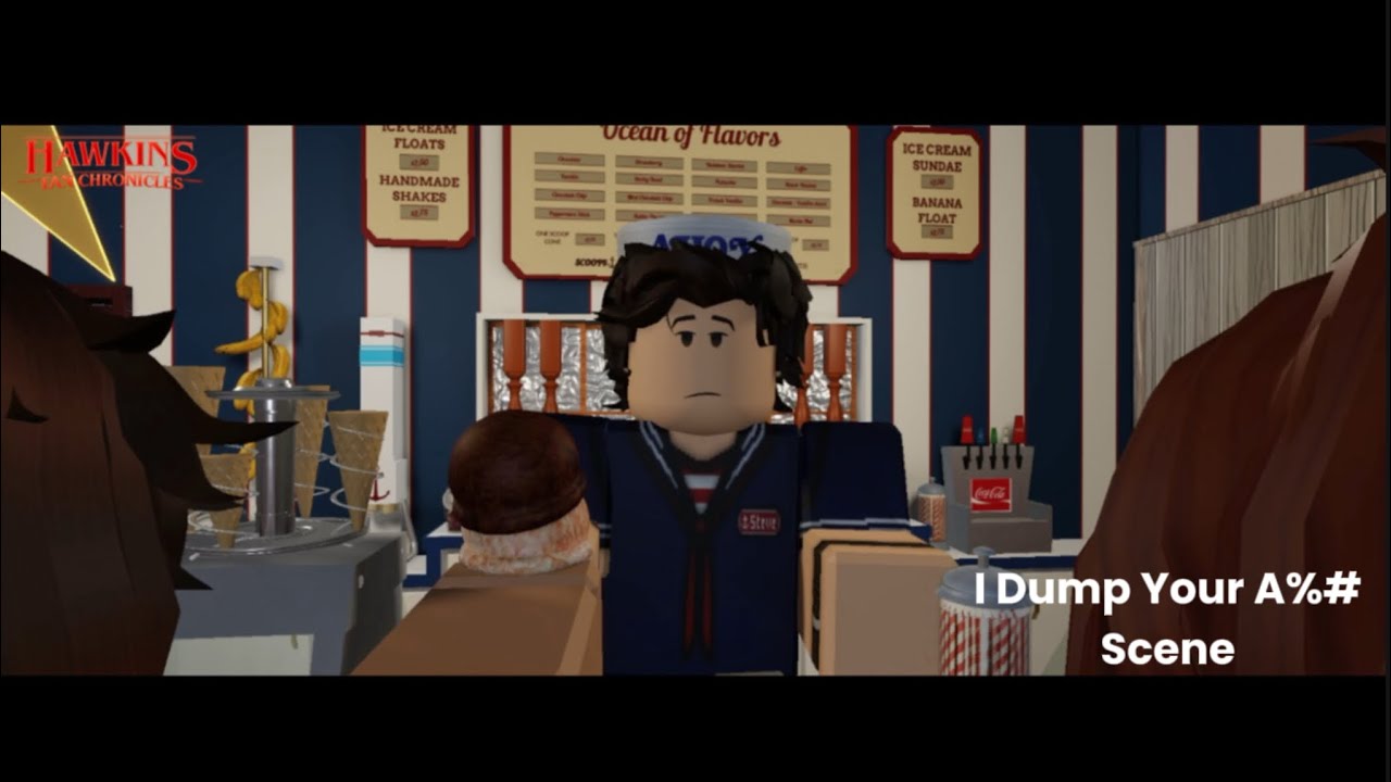 Hawkins Fan Chronicles | I Dump Your A- Scene | Stranger Things 3 | Roblox