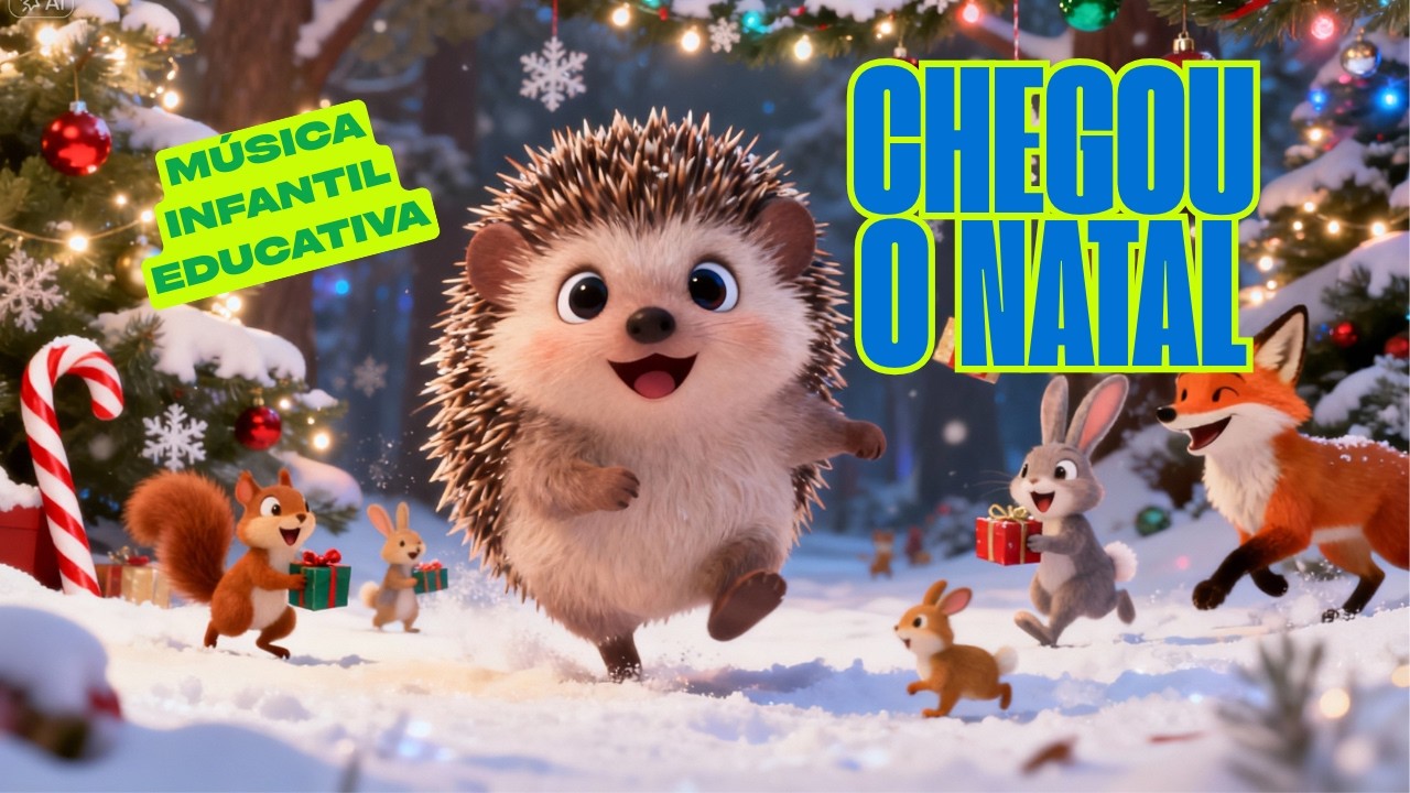 CHEGOU O NATAL - MÚSICA INFANTIL EDUCATIVA.