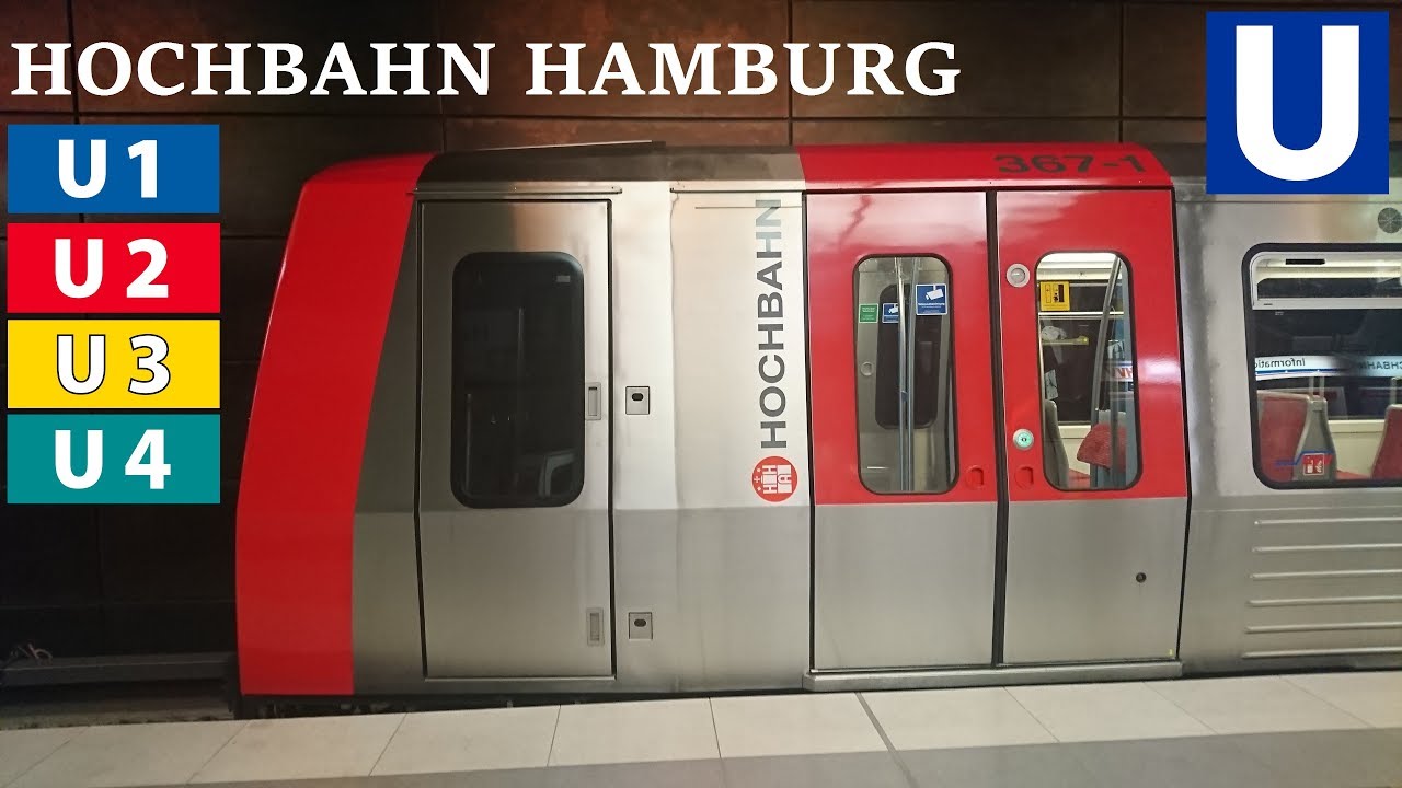 U-Bahn Hamburg / Hochbahn Hamburg 2017 (alle 4 Linien)
