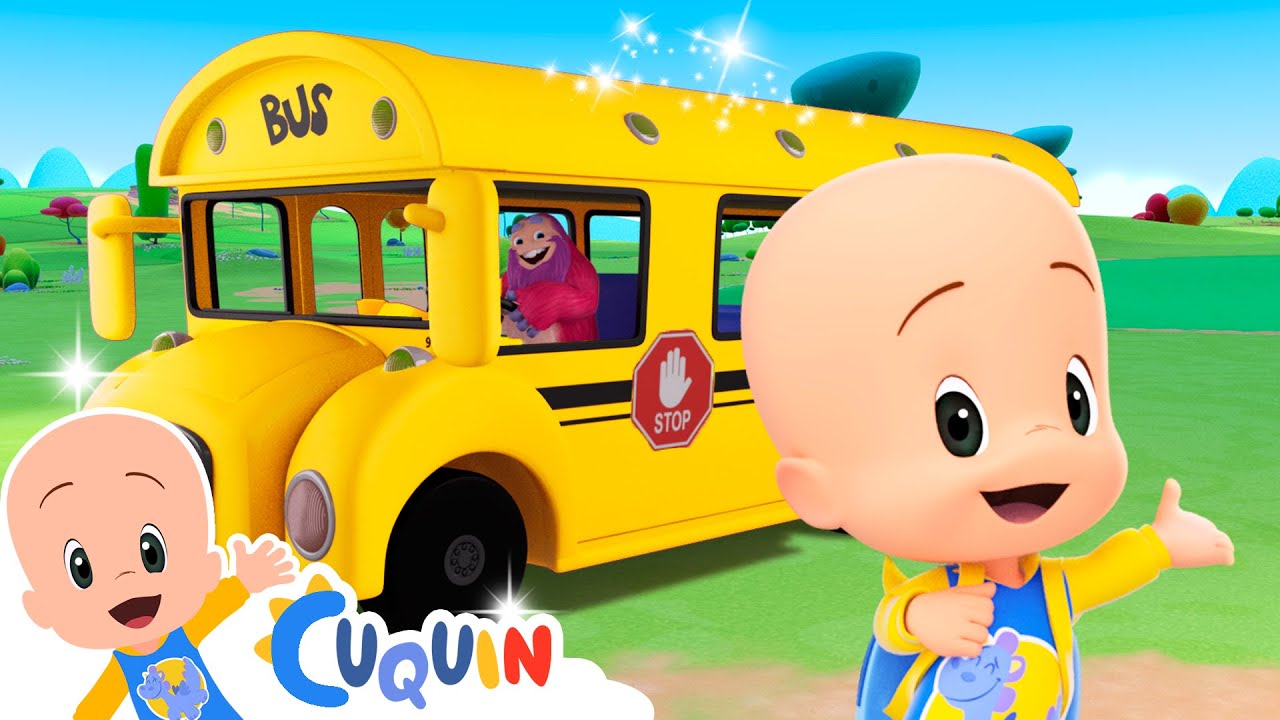 Las Ruedas del Bus 🚍 y mas canciones de Cuqu&iacute;n