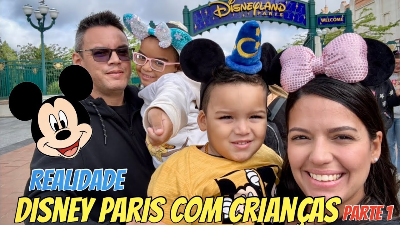 Disney Studios e Disneyland Paris com crianças pequenas | Vlog Paris parte 1