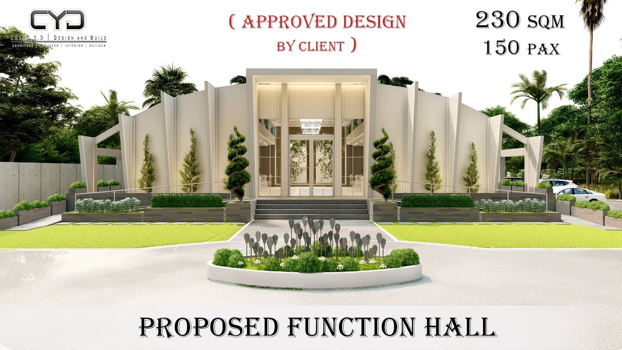 Project #38: FUNCTION HALL and OUTDOOR DINING with POOL