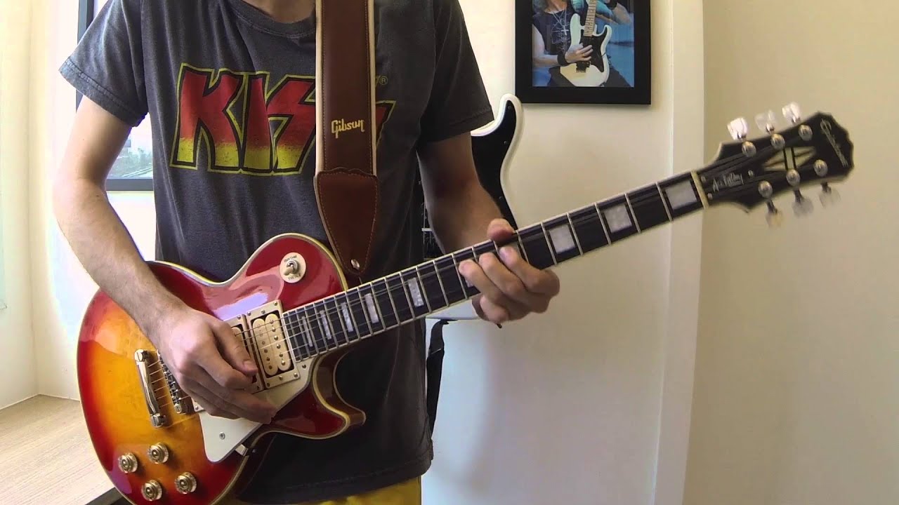 (HD) Kiss - Shock Me (Guitar Cover)