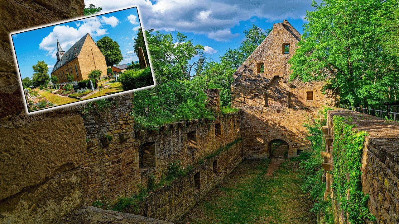 ORT des FRIEDENS & GESCHICHTE! MUSS man gesehen haben - Kloster Disibodenberg   [UT] 🇩🇪 🇬🇧 🇫🇷 🇱🇺