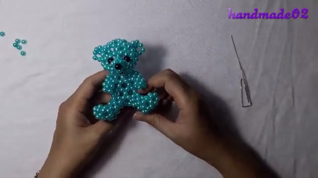 How to make a bead Teddy bear (3/4)