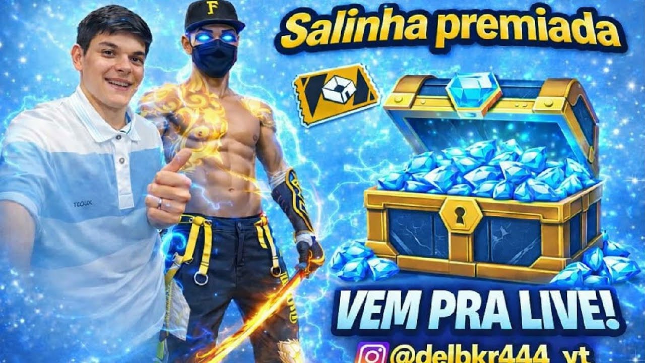 FREE FIRE AO VIVO SALA PREMIADA 2x2 💎