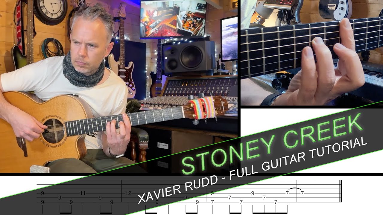 XAVIER RUDD - STONEY CREEK GUITAR TUTORIAL + FREE TABS