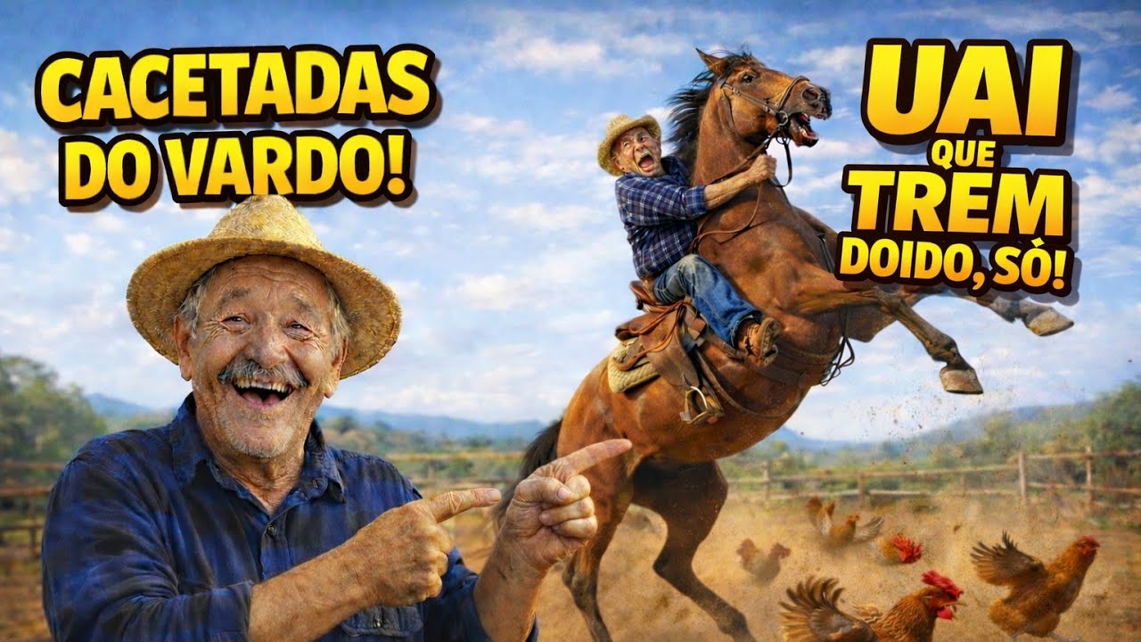 CACETADAS DA ROÇA! TENTE NÃO RIR COM VARDO!! #vardopingaefumaça #humorcaipira