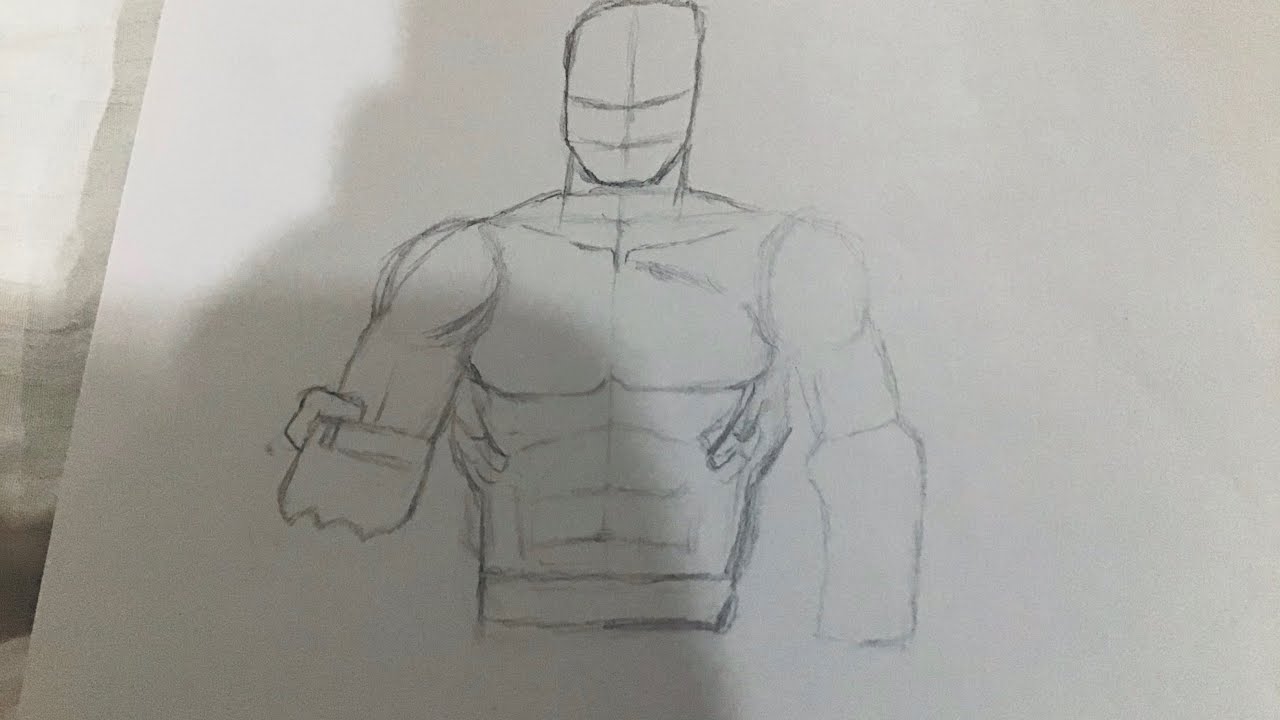 Real time drawing session red hood part one upper body construction