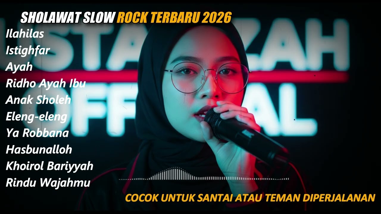Sholawat Slow Rock Penenang Hati 🤍Sholawat Slow Rock Cocok Untuk Renungan