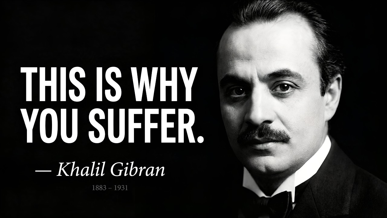 You Suffer Because of This – Khalil Gibran