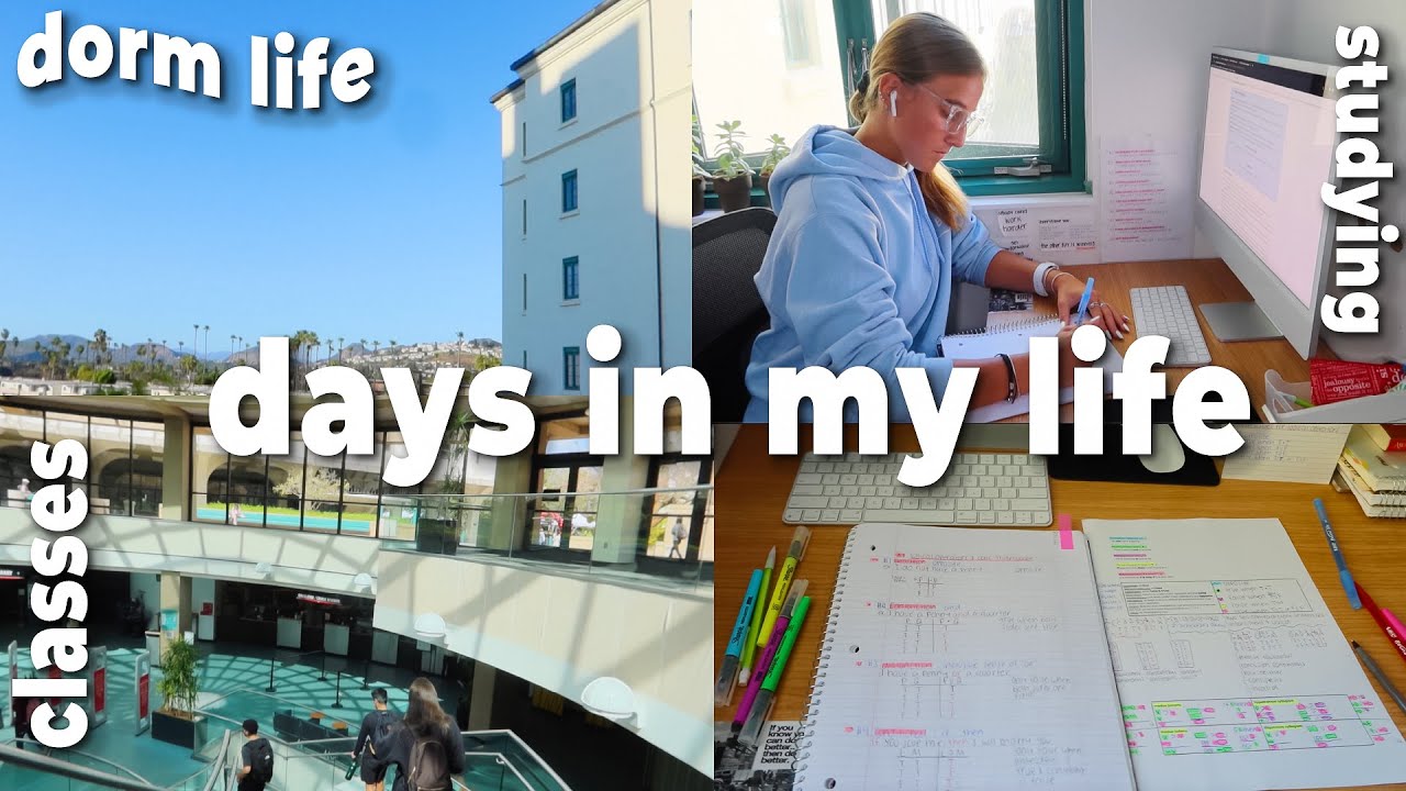 days in my life at SDSU {classes, dorms, studying}