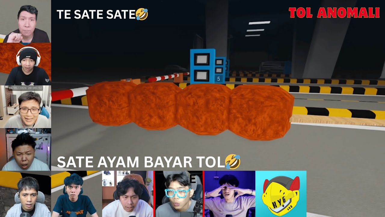 ANOMALI SATE AYAM DI TOL ANOMALI🤣 I TE SATE SATE I TOL ANOMALI ROBLOX
