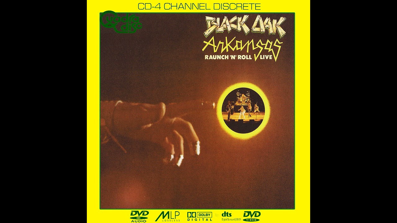 Black Oak Arkansas - Raunch 'n' Roll Live - CD-4 Quadraphonic LP, 4.0 Surround