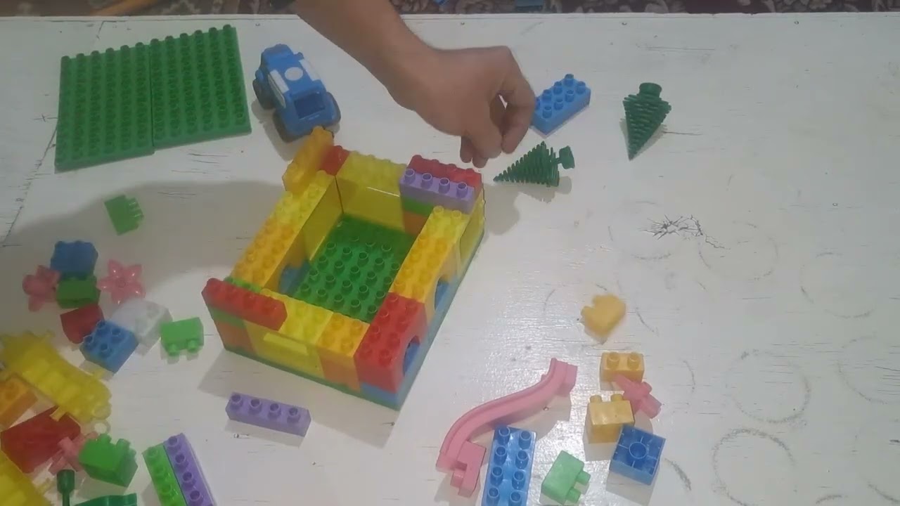 Asmr Building Blocks  Hous