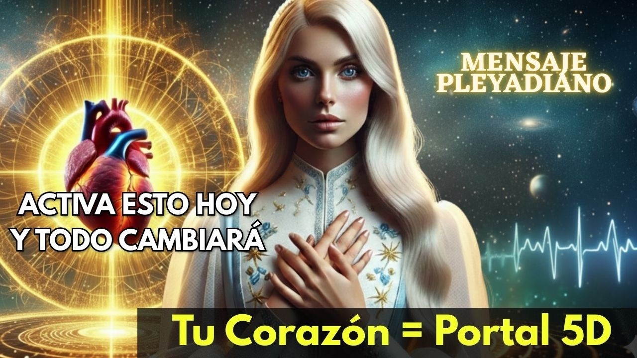 ESTO Cambiará Tu Vida PARA SIEMPRE 💫 Tu Corazón es un Portal 5D | Pleyadianos Explican