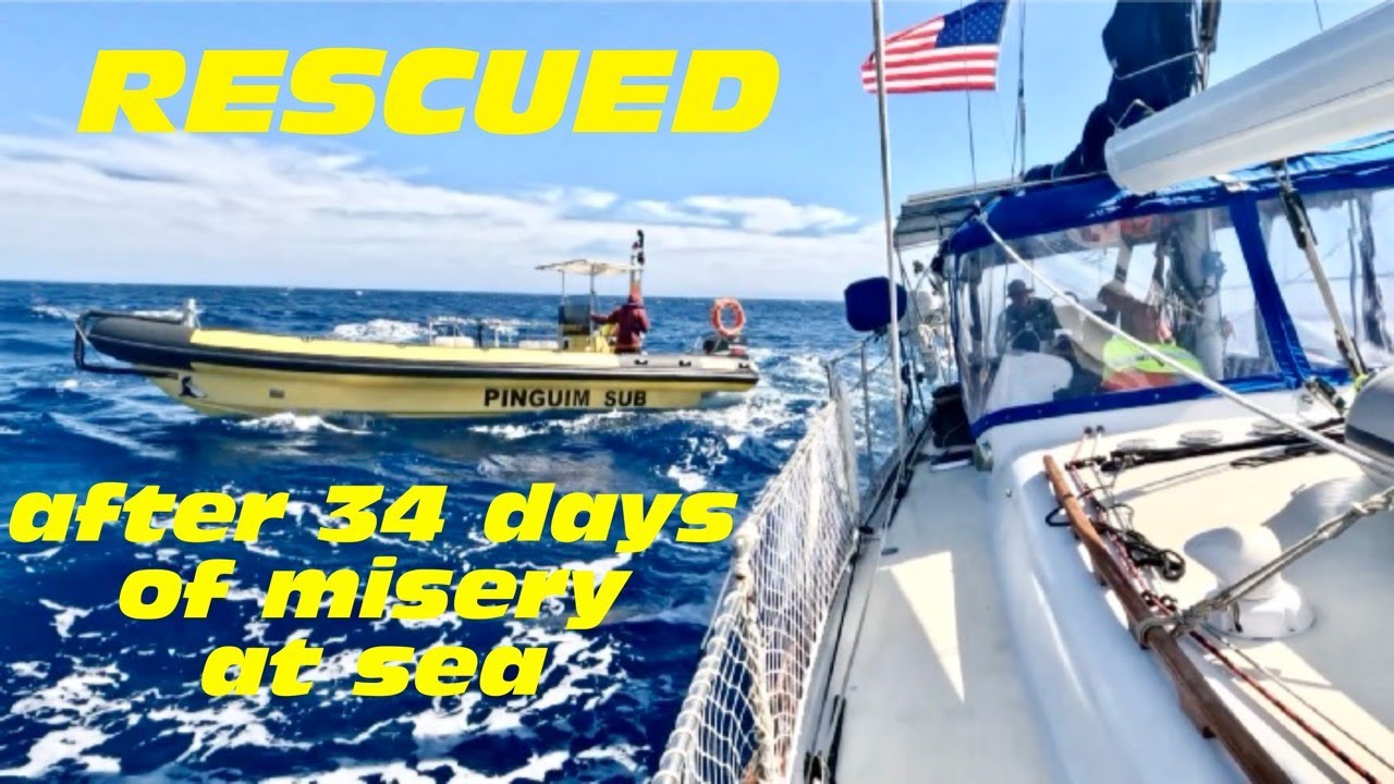CREW RESCUED AFTER 34-DAYS OF MISERY AT SEA