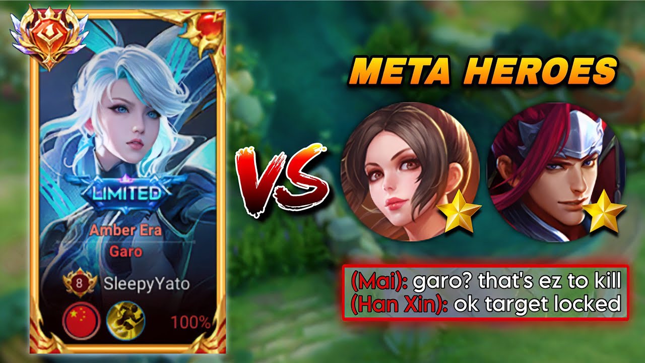 CAN GARO WIN AGAINST META HEROES MAI & HAN XIN IN GRANDMASTER LEGEND RANK? | GARO BUILD & ARCANA