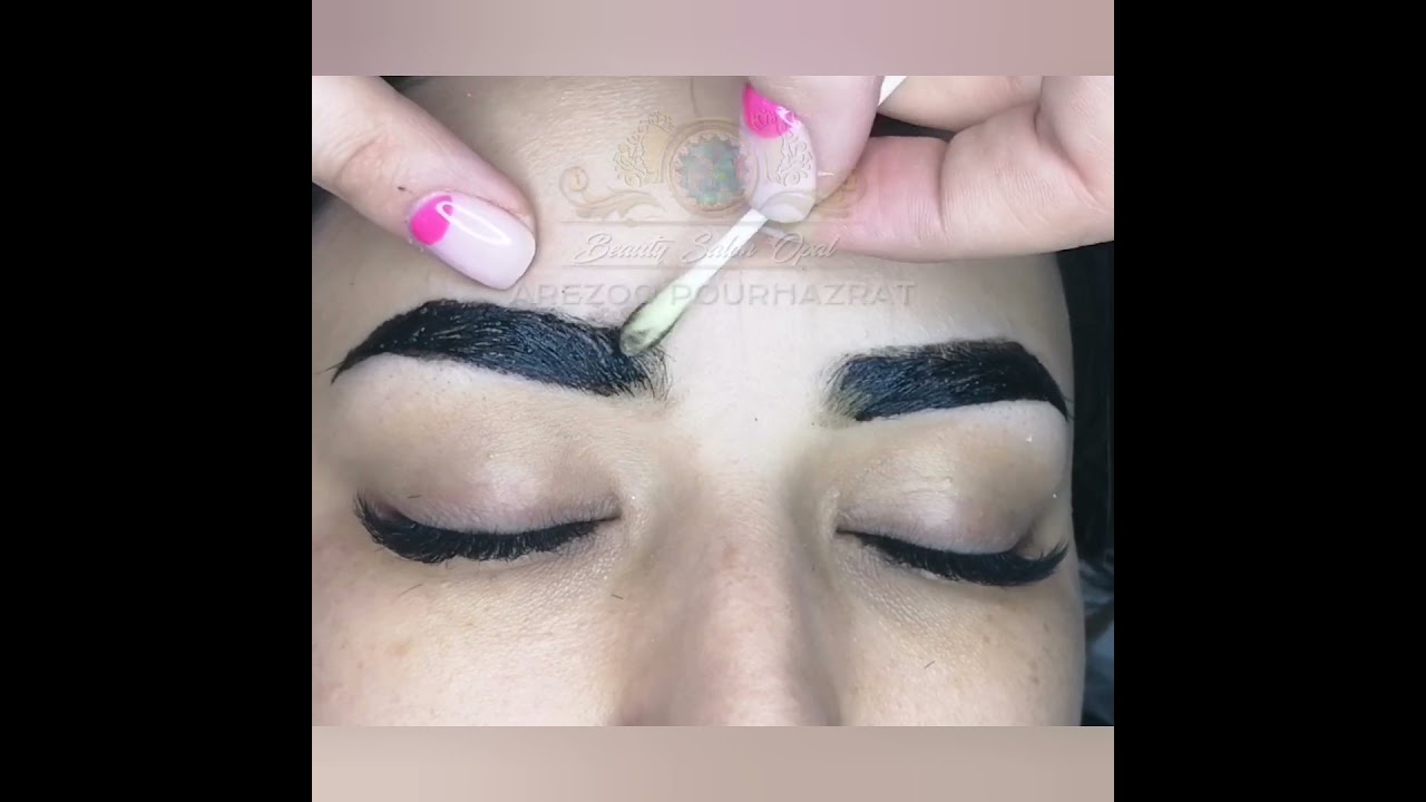 حنای ابرو (henna eyebrow) توسط آرزو پورحضرت