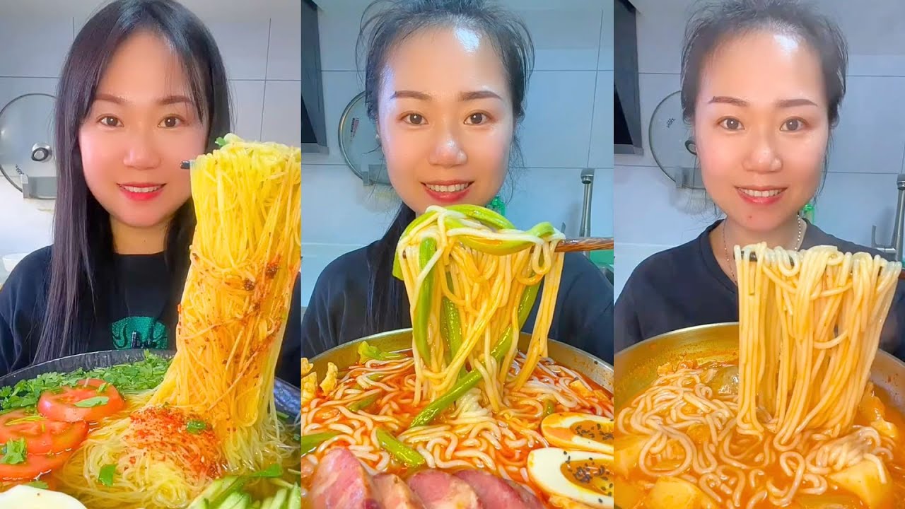 Satisfying Chinese Food ASMR – Unique Snacks & Noodles #9
